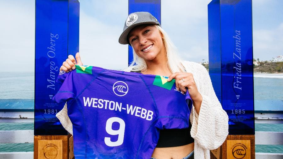 Tatiana Weston-Webb, surfista brasileira, avançou à final feminina do WSL Finals - Divulgação/WSL