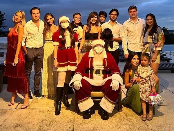 Max Verstappen passou o Natal com a família Piquet