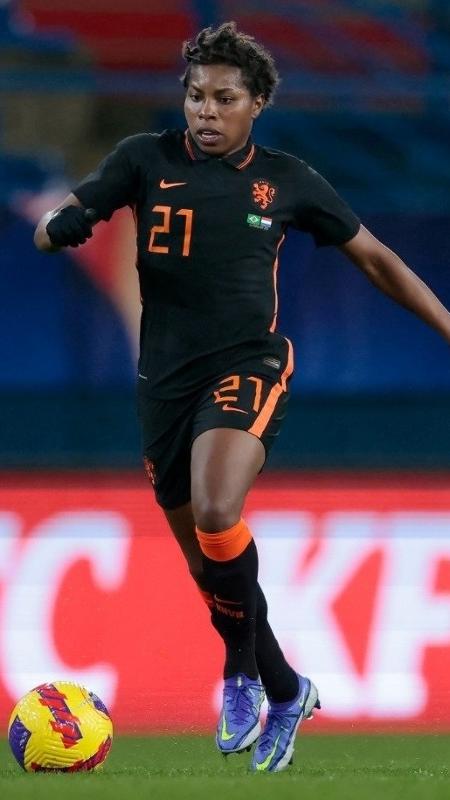 Beerensteyn marcou gol para a seleção da Holanda - Divulgação/@oranjevrouwen - Divulgação/@oranjevrouwen