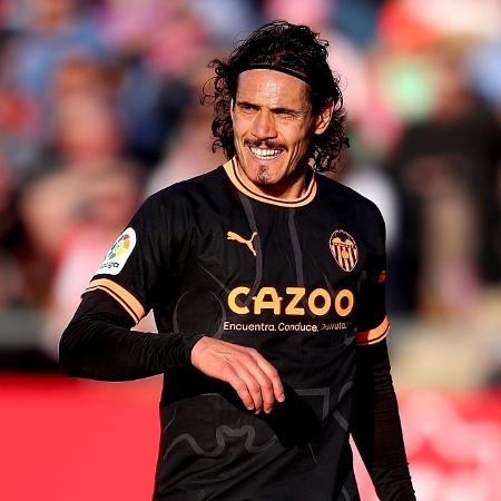Cavani, jogador do Valencia, durante partida do Campeonato Espanhol - Eric Alonso/Getty