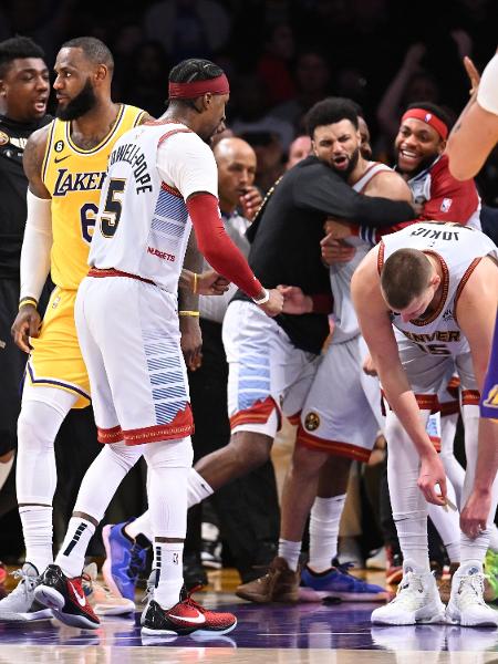 O Los Angeles Lakers de LeBron James perdeu a final da Conferência Oeste da NBA para o Denver Nuggets - Wally Skalij/Los Angeles Times via Getty Imag