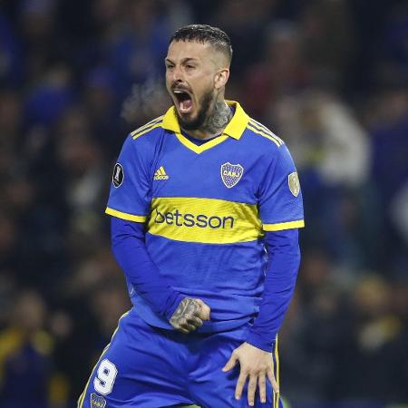 Darío Benedetto comemora classificação do Boca Juniors às quartas de final da Copa Libertadores