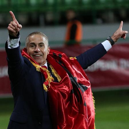 Sylvinho comemora classificação da Albânia à Eurocopa 2024