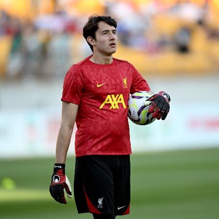 Marcelo Pitaluga, goleiro ex-Liverpool, durante amistoso de pré-temporada - Andrew Powell/Liverpool