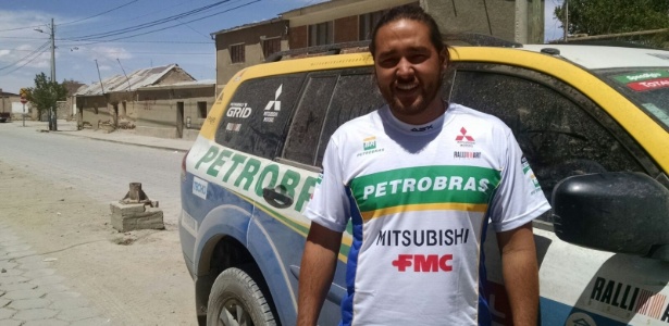 Luiz Heihati Miyajima foi contratado pela Mitsubishi para trabalhar durante o Rally Dakar - Divulgação/Mitsubishi