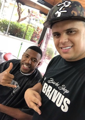 Vagner Silva e Jucilei, no CT do São Paulo - Arquivo pessoal - Arquivo pessoal