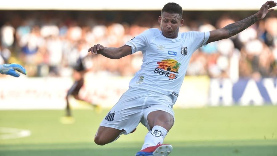 Felippe Cardoso disputou apenas sete jogos com a camisa do Santos em 2019 - Ivan Storti/Santos FC