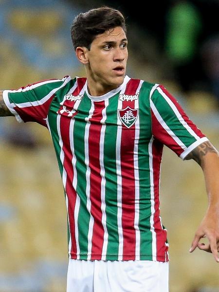 Atacante Pedro, então no Fluminense, na volta aos gramados após nove meses por lesão