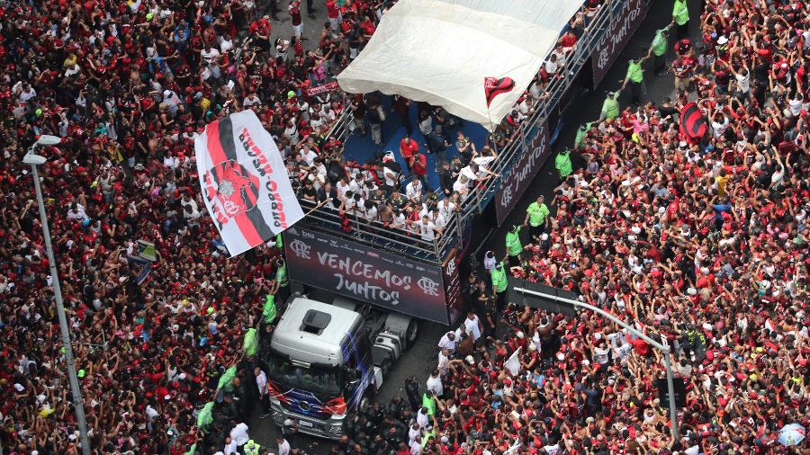 Flamengo conquistou os títulos da Libertadores e do Brasileiro no último fim de semana - Sérgio Moraes/Reuters