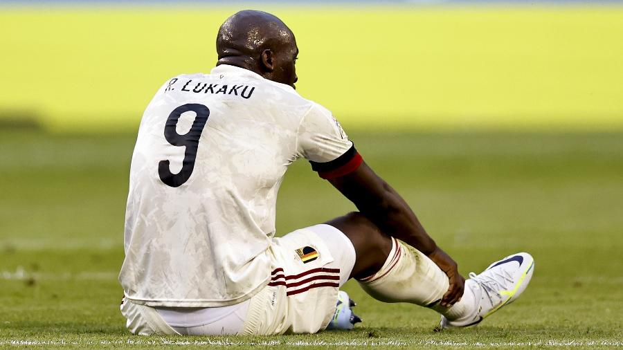 Romelu Lukaku, da Bélgica, se lesiona em jogo contra a Holanda pela Liga das Nações - ANP via Getty Images