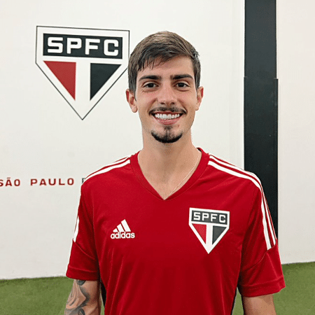 Pedro Vilhena, do São Paulo - Reprodução/Twitter do São Paulo
