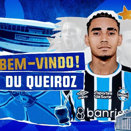 Grêmio anuncia contratação de Du Queiroz - Divulgação