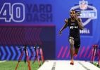 Jovem bate recorde de velocidade e supera Usain Bolt em teste da NFL - Kevin Sabitus/Getty Images