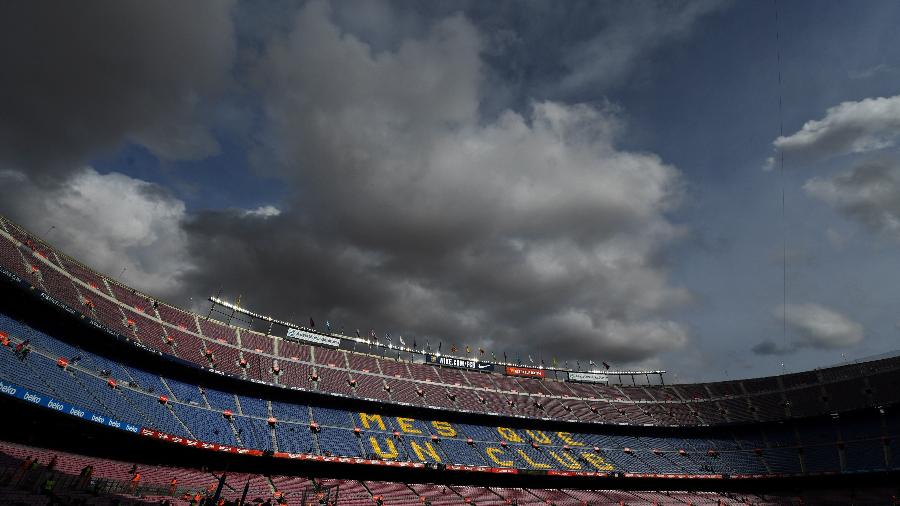 Barcelona estuda se recursar a jogar restante do Campeonato Espanhol devido a pandemia de coronavírus - David Ramos/Getty Images