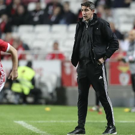 Bruno Lage no comando do Benfica em Portugal