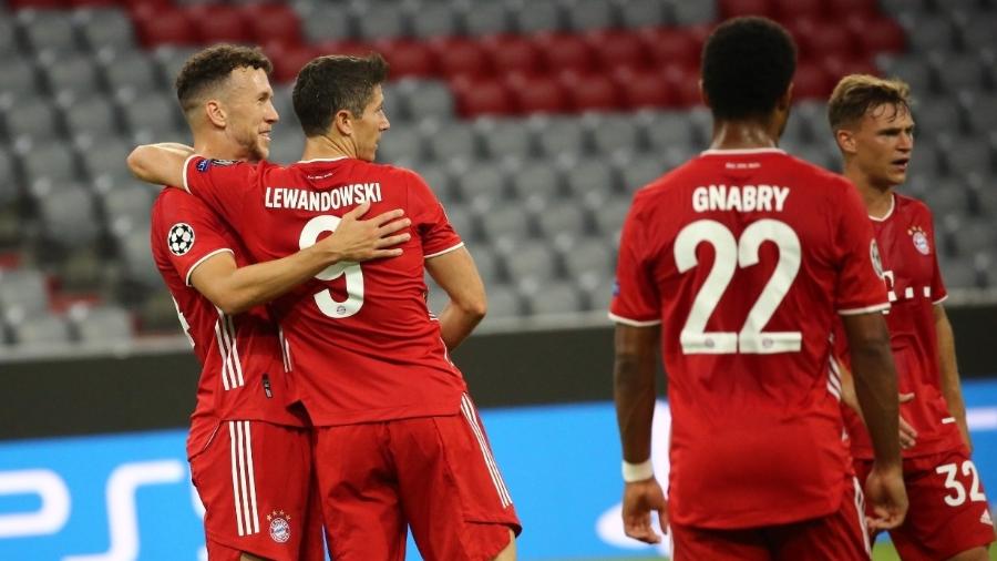 Bayern avança com grande atuação de Lewandowski que fez dois gols e deu duas assistências - Reproduão Twitter