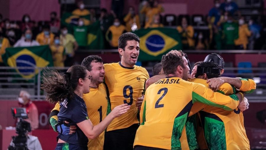 Ouro no goalball da seleção brasileira - Ale Cabral/CPB