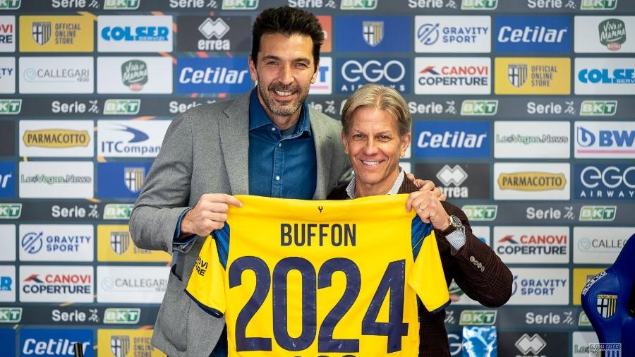 Buffon renovou contrato com o Parma até 2024 - Reprodução