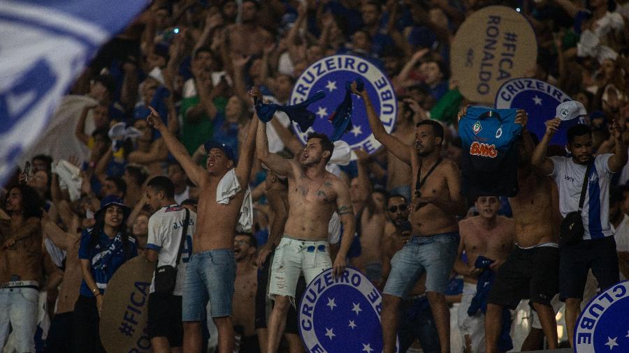 Torcida do Cruzeiro tem dado total apoio ao time desde que Ronaldo assumiu o controle do futebol - Staff Images/Cruzeiro