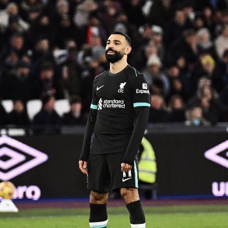 Salah, em West Ham x Liverpool