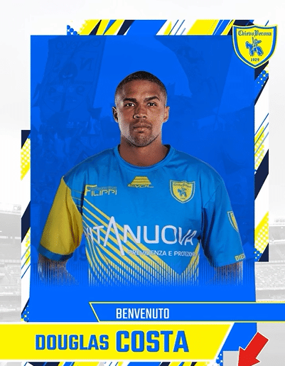 Douglas Costa foi anunciado pelo Chievo Verona, da 4ª divisão da Itália - undefined