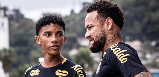 Neymar joga contra o Recoleta e vestiário ficou contra Robinho Júnior