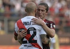 Perguntas sobre final contra Flamengo irritam, diz zagueiro do River Plate - Ernesto Benavides / AFP