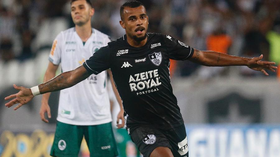 Alex Santana, do Botafogo, comemora gol diante do Boavista no campoenato Carioca - Divulgação/Botafogo F.R.
