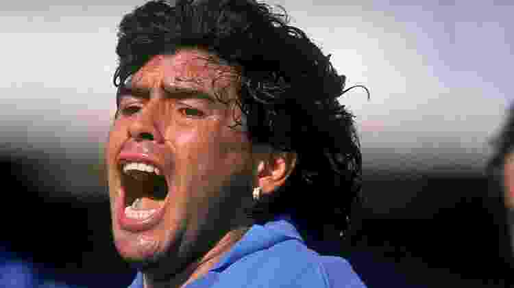 Maradona jogando pelo Napoli - Dave Cannon /Getty Images - Dave Cannon /Getty Images