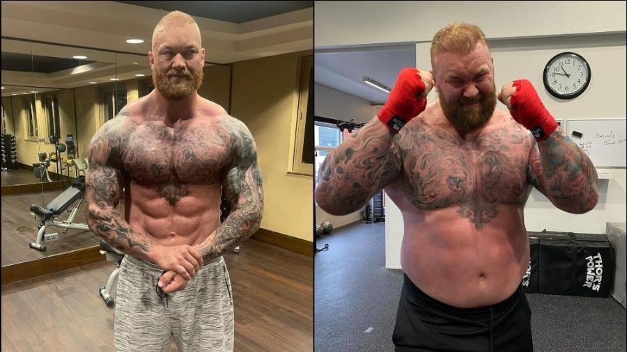 Hafthor Bjornsson perdeu mais de 50 kg e confirmou luta de boxe - Reprodução/Instagram