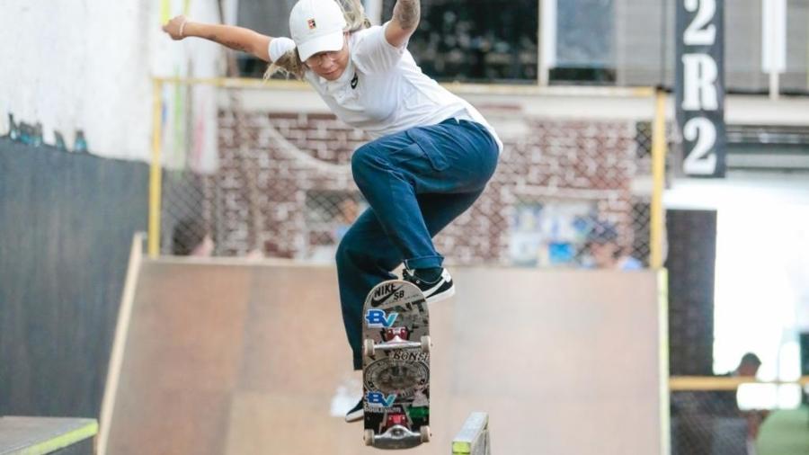 A bicampeã mundial de street skate Pamela Rosa  - Marcelo Zambrana/Divulgação