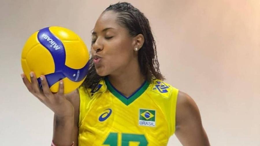 Ana Cristina, da seleção brasileira de vôlei - Reprodução/Instagram