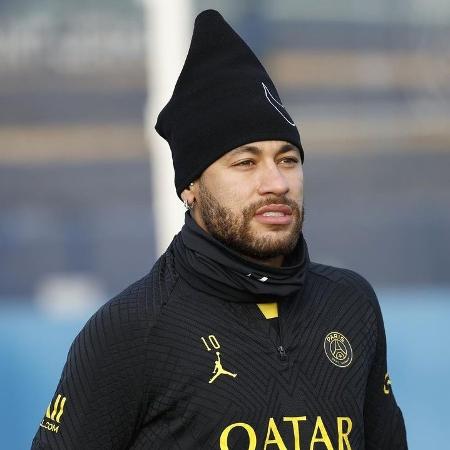 Neymar, durante treino do PSG - Reprodução/Instagram