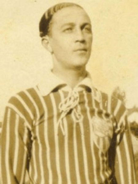 Arthur Friedenreich marcou seu primeiro gol com a camisa do Germânia, atual pinheiros - Reprodução/FPF