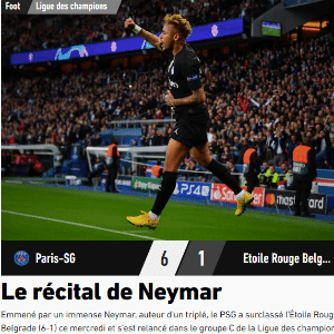 Neymar Lequipe - Reprodução - Reprodução
