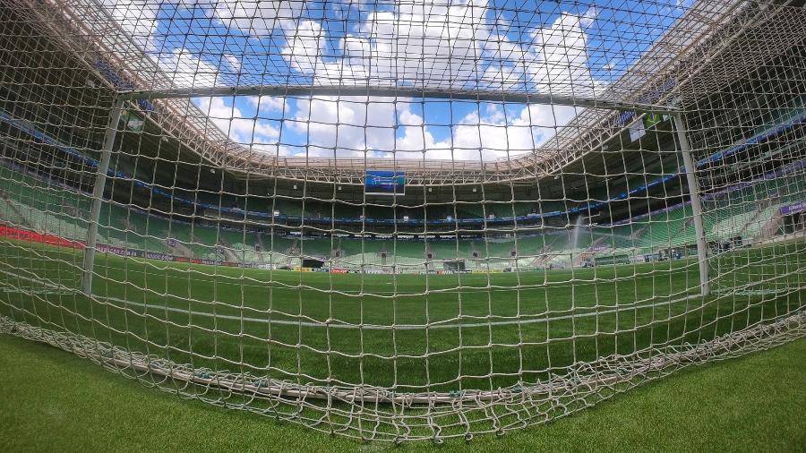 Gramado artificial do Allianz Parque - Divulgação/SE Palmeiras