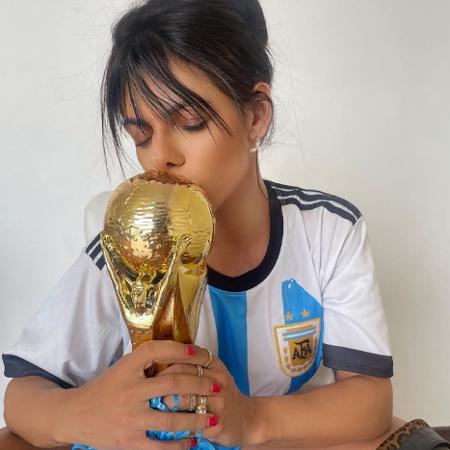 Suzy Cortez é fã de Lionel Messi - Reprodução/Instagram