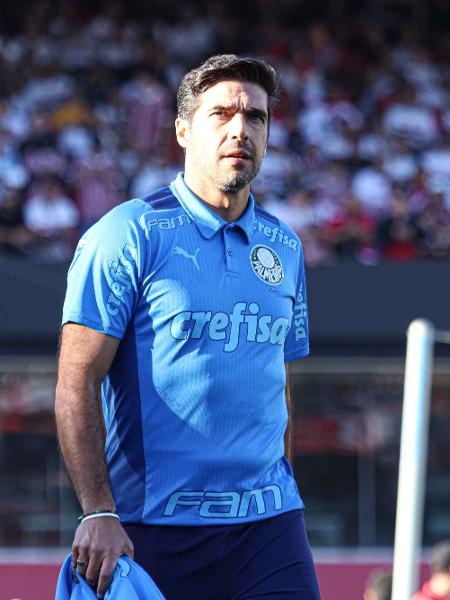 Abel Ferreira, técnico do Palmeiras, em jogo do Brasileirão -  JEFFERSON AGUIAR/PERA PHOTO PRESS/ESTADÃO CONTEÚDO