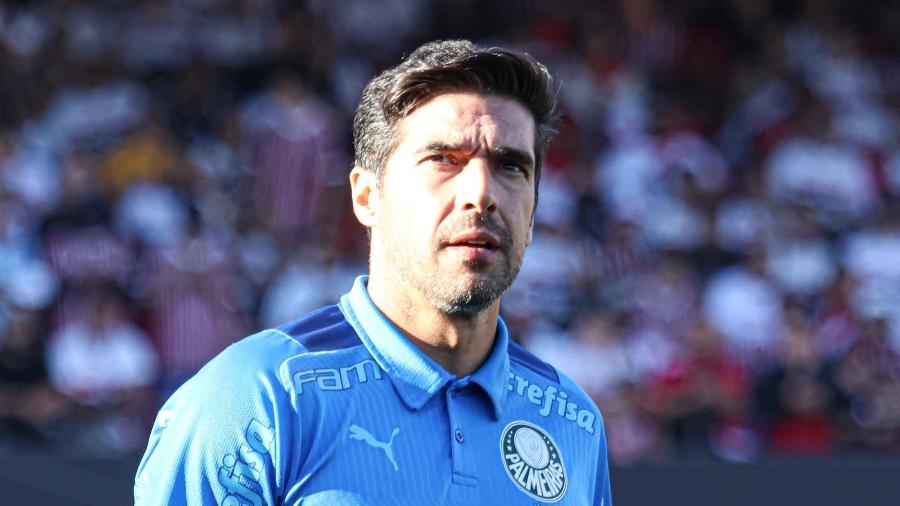 Abel Ferreira, técnico do Palmeiras, em jogo contra o São Paulo pelo Brasileirão -  JEFFERSON AGUIAR/PERA PHOTO PRESS/ESTADÃO CONTEÚDO