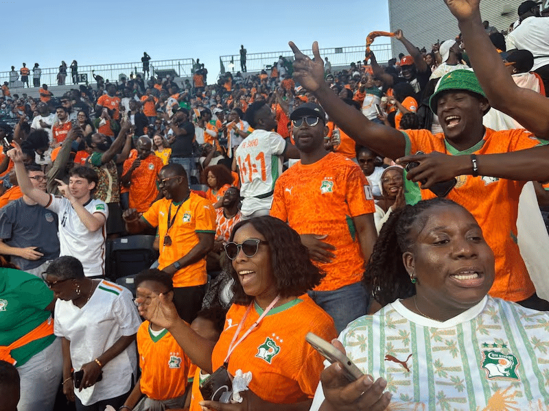 Torcida da Costa do Marfim em amistoso na Philadephia - undefined