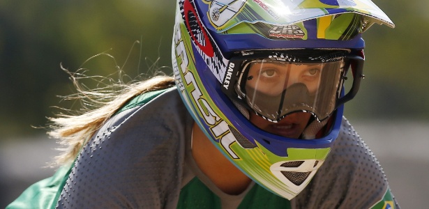 Thaynara Morosini, representante do Brasil no ciclismo BMX dos Jogos Pan-Americanos de 2015