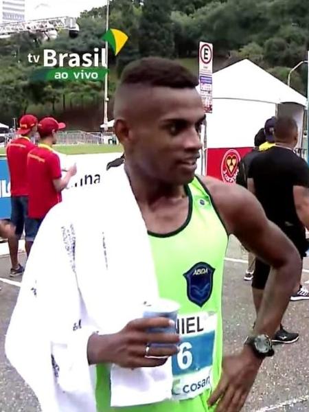 Daniel Nascimento, vencedor da Meia Maratona de São Paulo - Reprodução / TV Brasil