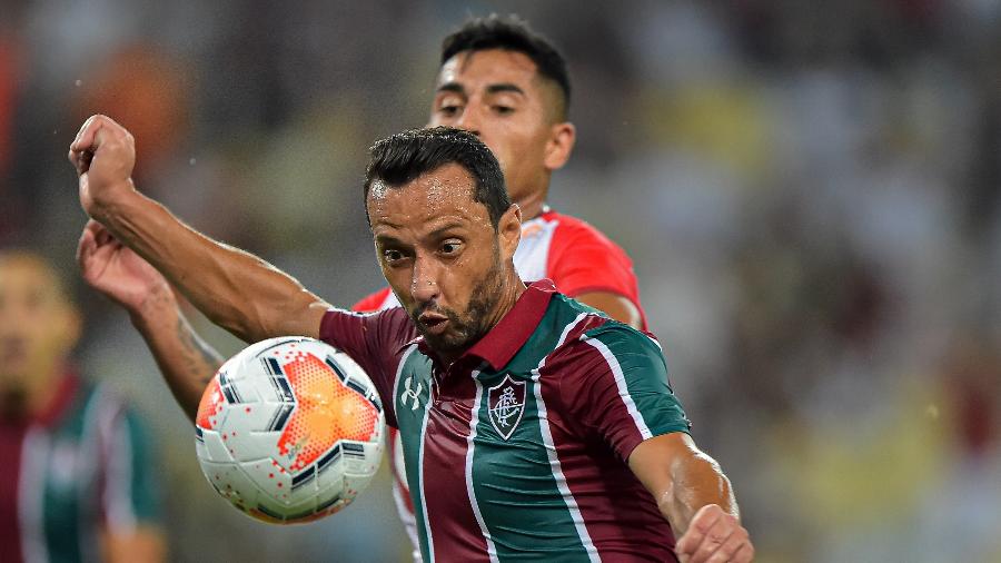 Nenê foi um dos destaques do Fluminense em campo, mas não evitou o tropeço no Maracanã - Thiago Ribeiro/AGIF