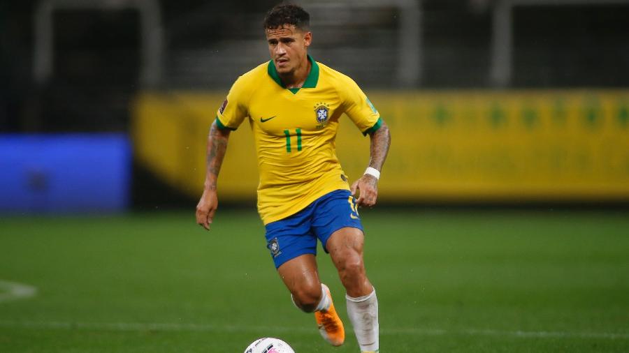 Philippe Coutinho marcou um dos gols da vitória do Brasil sobre a Bolívia - Miguel Schincariol