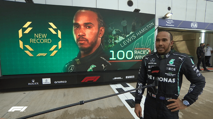 Lewis Hamilton conquista sua 100ª vitória na Fórmula 1 - Divulgação