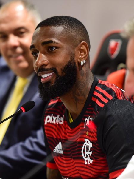 Gerson é apresentado no Flamengo - Reprodução