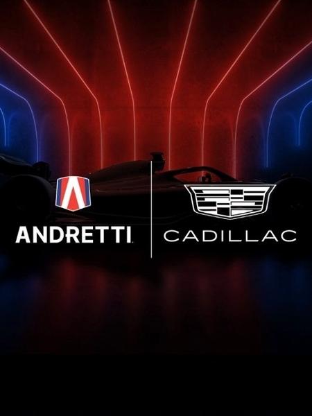 Anúncio da parceria entre Andretti e Cadillac nas redes sociais