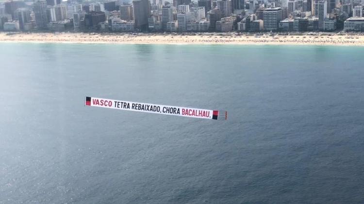 Torcedores do Flamengo provocaram o Vasco após último rebaixamento do clube