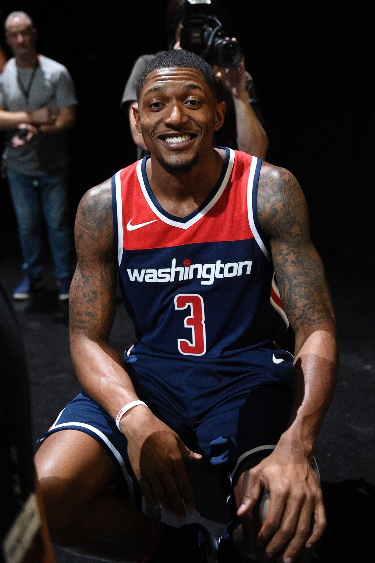 Uniforme do Washington Wizards - Kelvin Kuo-USA TODAY Sports