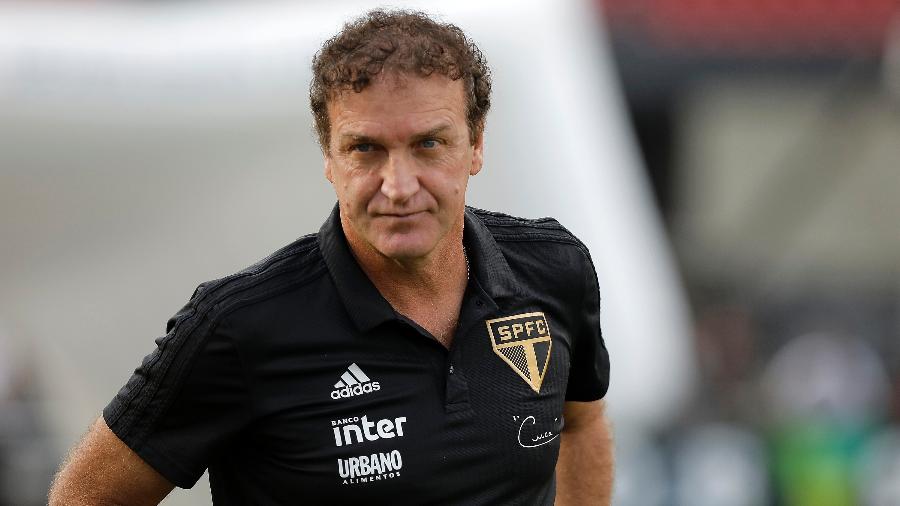 Cuca, técnico do São Paulo, tenta reverter placar de 1 a 0 do jogo de ida - Daniel Vorley/AGIF